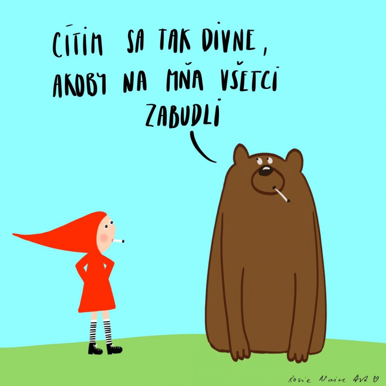 Rosie Naive Art: Nefňukajte a zmobilizujte sa