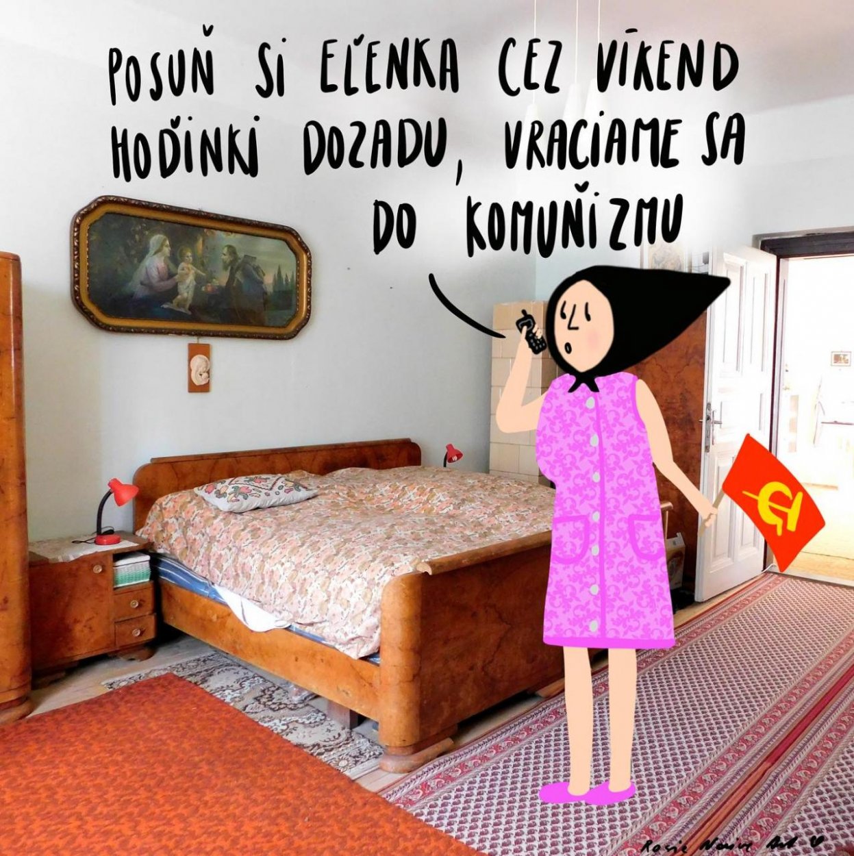 Rosie Naive Art: Povolebná zmena času