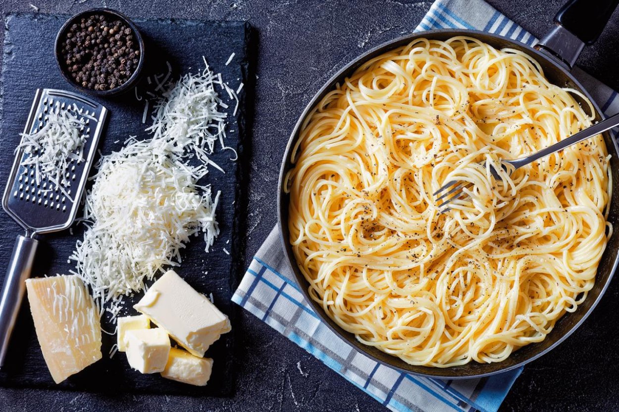 Cacio e pepe, cestoviny Ríma