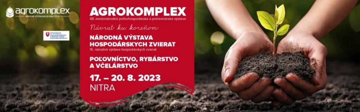 Agrokomplex, Národná výstava hospodárskych zvierat, Poľovníctvo, Rybárstvo a Včelárstvo 2023