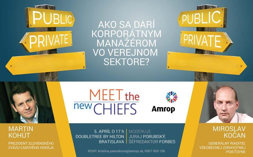 Meet the new chiefs: Ako sa darí korporátnym manažérom vo verejnom sektore?