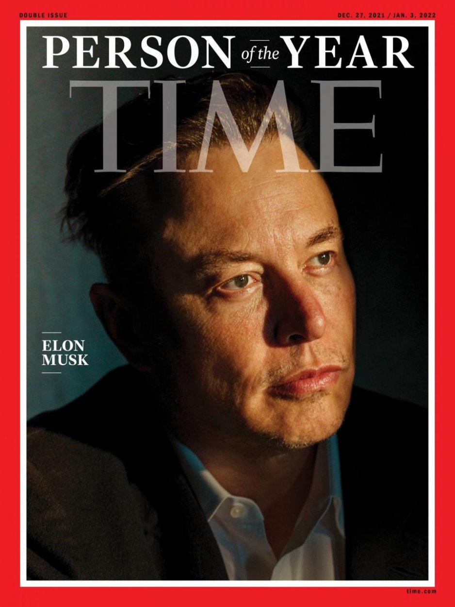 Elon Musk je osobnosťou roka 2021 podľa amerického magazínu Time 