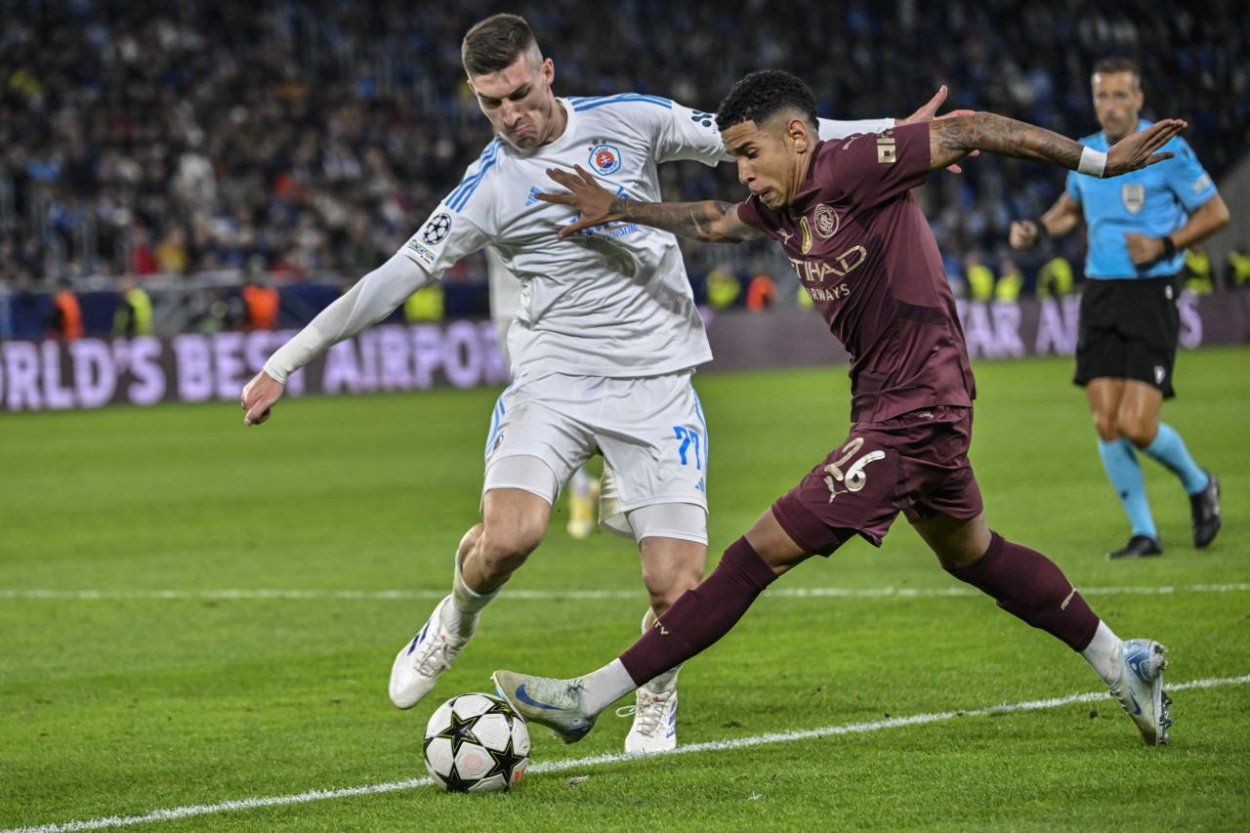 Manchester City zdolal domáci Slovan vysoko 4:0