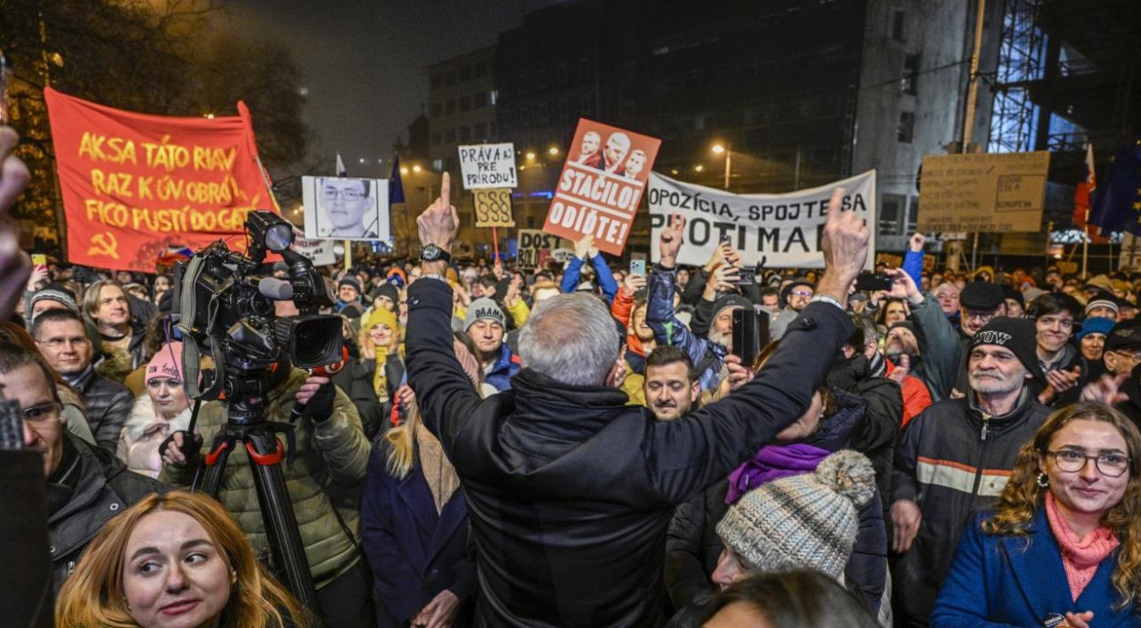 Na protestoch najmä TRANSPARENTne