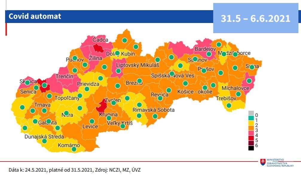 Slovensko sa od pondelka prefarbí na oranžovo-žltú. Prehľad najdôležitejších opatrení v praxi 