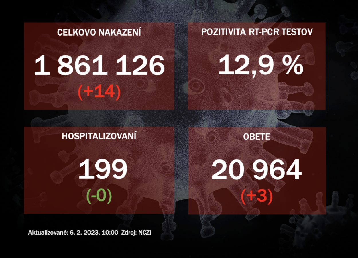 Koronavírus ONLINE: PCR testy v nedeľu odhalili 14 pozitívnych