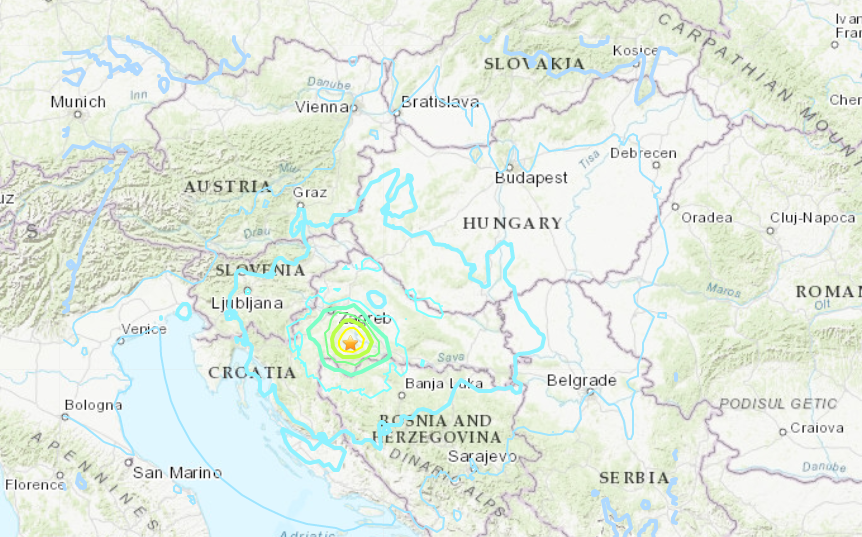 Na západe Slovenska bolo cítiť otrasy, súvisia so silným zemetrasením v Chorvátsku