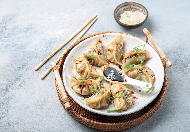 Čínske rožky – gyoza