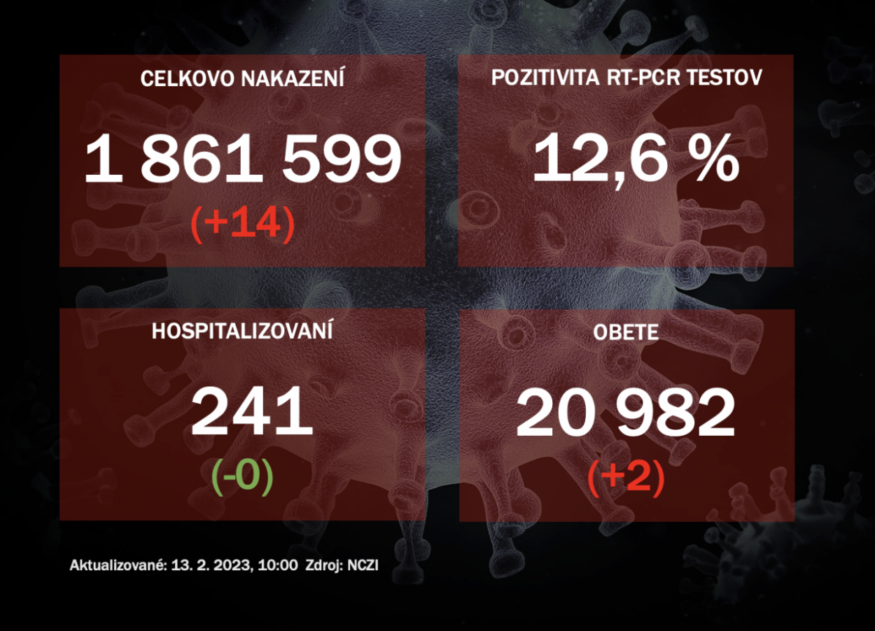 Koronavírus ONLINE: PCR testy za nedeľu odhalili 14 pozitívnych