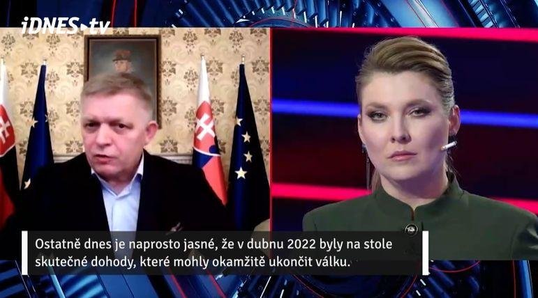 Fico v rozhovore pre rusku televíziu Rossija 1 skritizoval podporu Ukrajiny