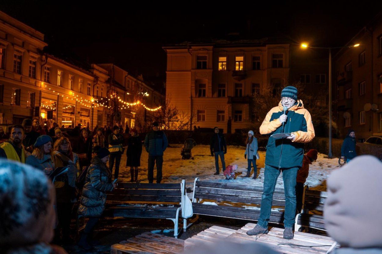 Z občianskeho protestu v Banskej Bystrici 