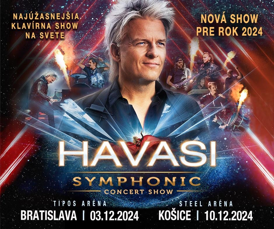 HAVASI SYMPHONIC 2024: Ikona moderného klavírneho umenia a symfonickej hudby sa vracia na Slovensko!