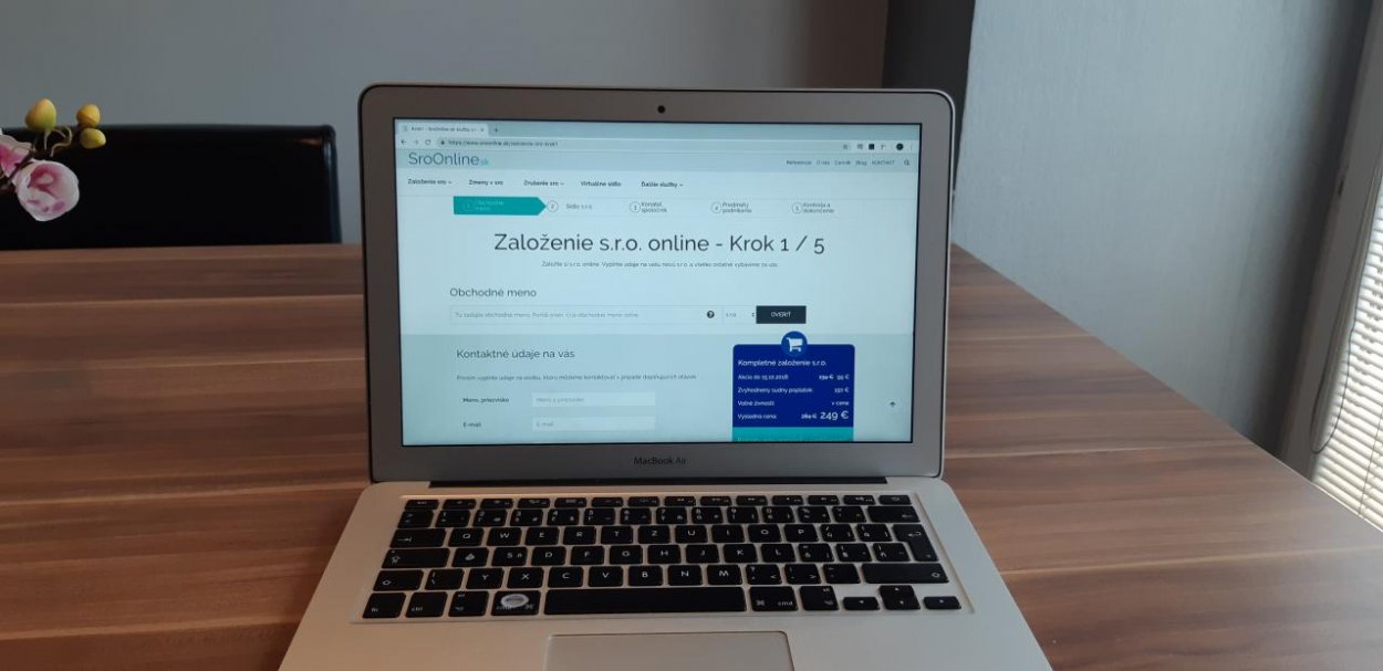 Založenie S.R.O. online za 10 minút