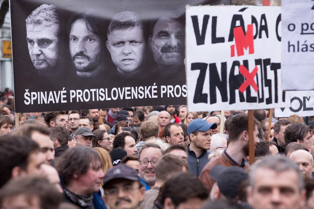 Ďalší protest Za slušné Slovensko!