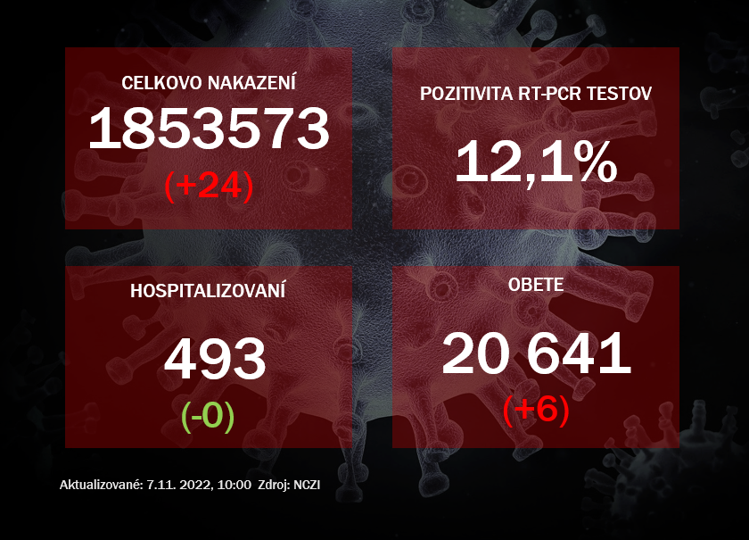 Koronavírus ONLINE: V nedeľu pribudlo šesť úmrtí