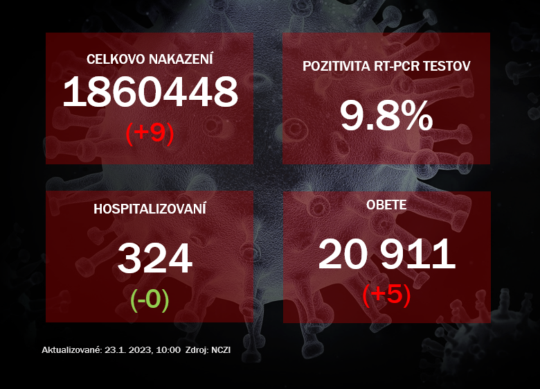 Koronavírus ONLINE: V nedeľu pribudlo päť obetí