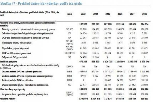 Dáta bez pátosu: Daňovo-výnimkový masaker 2025
