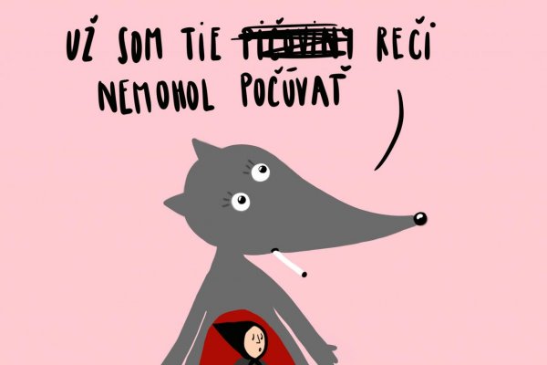 Rosie Naive Art: Vlk konečne urobil, čo sa od neho očakáva