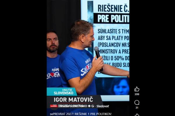 Reakcia na článok „Pán Matovič sa rozhodol, budúca vláda bude bez neho“