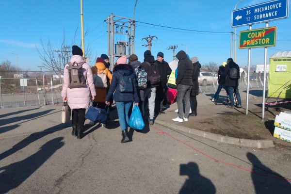Z Ukrajiny na Slovensko prešlo od vypuknutia konfliktu 67-tisíc ľudí