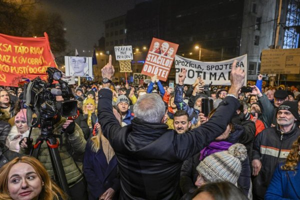 Na protestoch najmä TRANSPARENTne