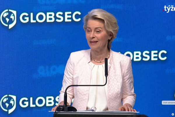 Live z Globsecu 2023 s Ursulou von der Leyen