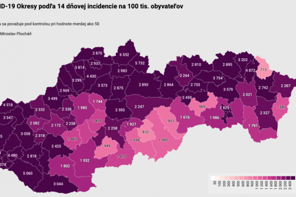 Dáta bez pátosu: Slovensko nie je jeden región, nebude mať jednu špičku