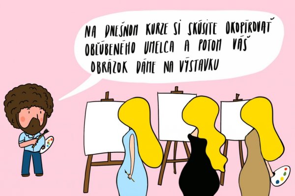 Rosie Naive Art: Kurz kopírovania obrazov pre političky