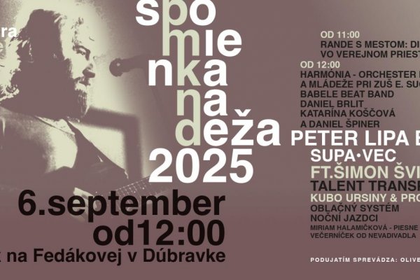 Spomienka na Deža s odkazom už ôsmy rok