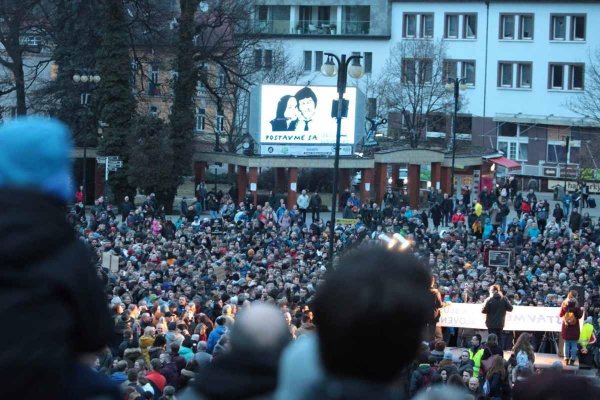 Za slušné Slovensko v Žiline: My všetci sme Ján