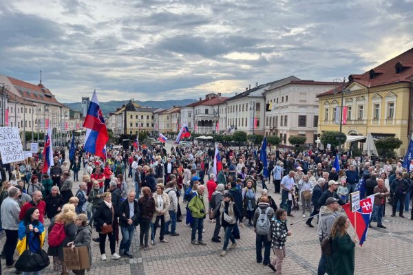 V Banskej Bystrici ľudia opäť protestovali