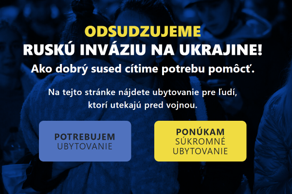 Nový slovenský web pomôže Ukrajincom s ubytovaním