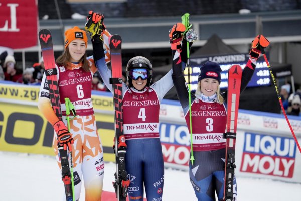 Vlhová druhá v obrovskom slalome v kanadskom Tremblante, nestačila iba na Brignoneovú