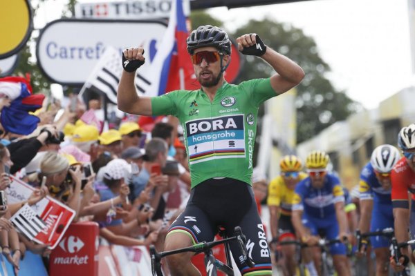 Peter Sagan to opäť dokázal! Vyhral piatu etapu, v náročnom finiši nemal konkurenciu