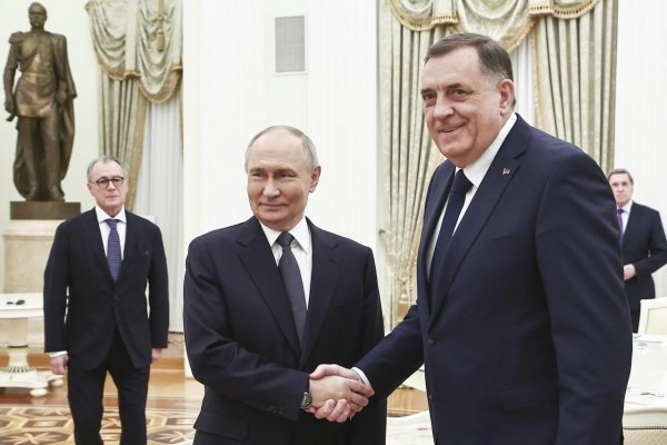 Putin v Kremli prijal hľadaného vodcu bosnianskych Srbov Dodika