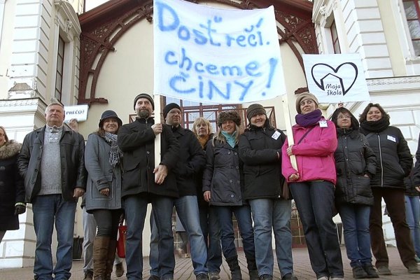 Učitelia: Dosť bolo rečí, chceme činy